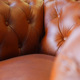 Leather Chesterfield 3 Seater Sofa