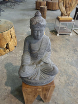 Antique Meditation Buddha Statue | 66x43x37 cm