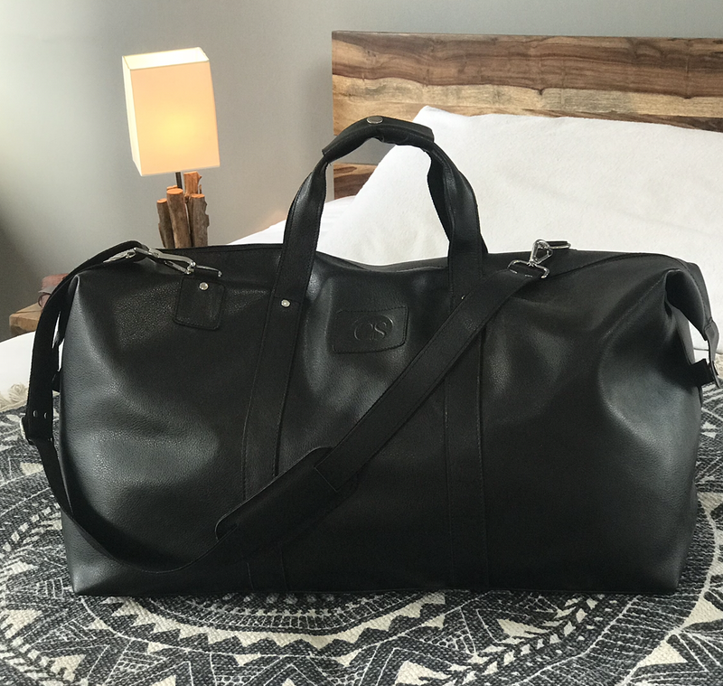 Black leather bag - Casa Suarez
